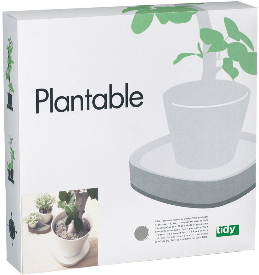 Plantable pot tray